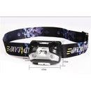 LED Head Torch Fishing Headlight Headlamp Motion Sensor 5