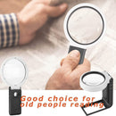 LED Illuminated Magnifier Magnifying Glass 6X 25X