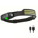 LED Multi-Function Headlamp - USB Rechargeable - 1200mAh 1