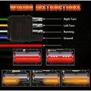 LED Tailgate Light Bar Strip 12V Flexible Switchback Red