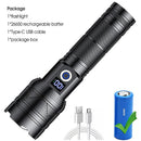 LED Torch Flashlight Light Rechargeable Camping Outdoor 3