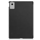 KST Tri-fold PU Leather Case for Lenovo Idea Tab Plus (12.1-inch, 2025, TB361FU) [Black]