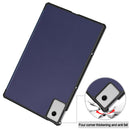 KST Tri-fold PU Leather Case for Lenovo Idea Tab Plus (12.1-inch, 2025, TB361FU)[Navy]