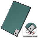 KST Tri-fold PU Leather Case for Lenovo Idea Tab Plus (12.1-inch, 2025, TB361FU) [Teal]
