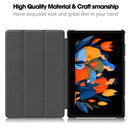 KST Tri-fold PU Leather Case for Lenovo Idea Tab Plus (12.1-inch, 2025, TB361FU) [Teal]