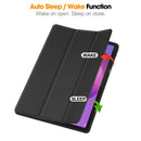 Lenovo Idea Tab Plus 12.1 2025 TB361FU Tri Fold Pen Holder Case [Black]