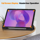 Lenovo Idea Tab Plus 12.1 2025 TB361FU Tri Fold Pen Holder Case [Black]