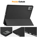 Lenovo Idea Tab Plus 12.1 2025 TB361FU Tri Fold Pen Holder Case [Black]