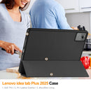 Lenovo Idea Tab Plus 12.1 2025 TB361FU Tri Fold Pen Holder Case [Black]