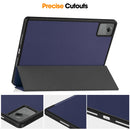 Lenovo Idea Tab Plus 12.1 2025 TB361FU Tri Fold Pen Holder Case [Navy]