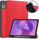 Lenovo Idea Tab Plus 12.1 2025 TB361FU Tri Fold Pen Holder Case [Red]