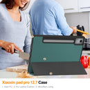 Lenovo Idea Tab Pro 12.7 TB373FU X620 Tri Fold Pen Holder Case [Teal]