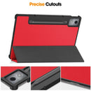 Lenovo Idea Tab Pro 12.7’’ Tri Fold PU Leather Case [Red] 5