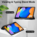 Smart Acrylic Tri-Fold Case with Pen Slot for Lenovo Idea Tab 11 (11-inch 2025) [Black]
