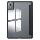 Smart Acrylic Tri-Fold Case with Pen Slot for Lenovo Idea Tab 11 (11-inch 2025) [Black]