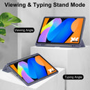 Smart Acrylic Tri-Fold Case with Pen Slot for Lenovo Idea Tab 11 (11-inch 2025) [Lavender]