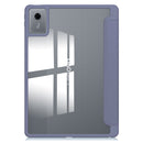 Smart Acrylic Tri-Fold Case with Pen Slot for Lenovo Idea Tab 11 (11-inch 2025) [Lavender]
