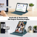 360° Rotating Keyboard Case for Lenovo Tab M11 TB330FU – Detachable Keyboard with Pencil Holder [Teal]