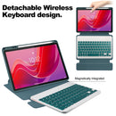 360° Rotating Keyboard Case for Lenovo Tab M11 TB330FU – Detachable Keyboard with Pencil Holder [Teal]