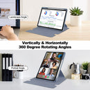 360° Rotating Keyboard Case for Lenovo Tab M11 TB330FU – Detachable Keyboard with Pencil Holder [Lavender]