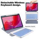 360° Rotating Keyboard Case for Lenovo Tab M11 TB330FU – Detachable Keyboard with Pencil Holder [Lavender]