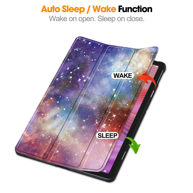 Lenovo Tab 10.1" 2025 TB311 Designer Tri-Fold Case (Galaxy)