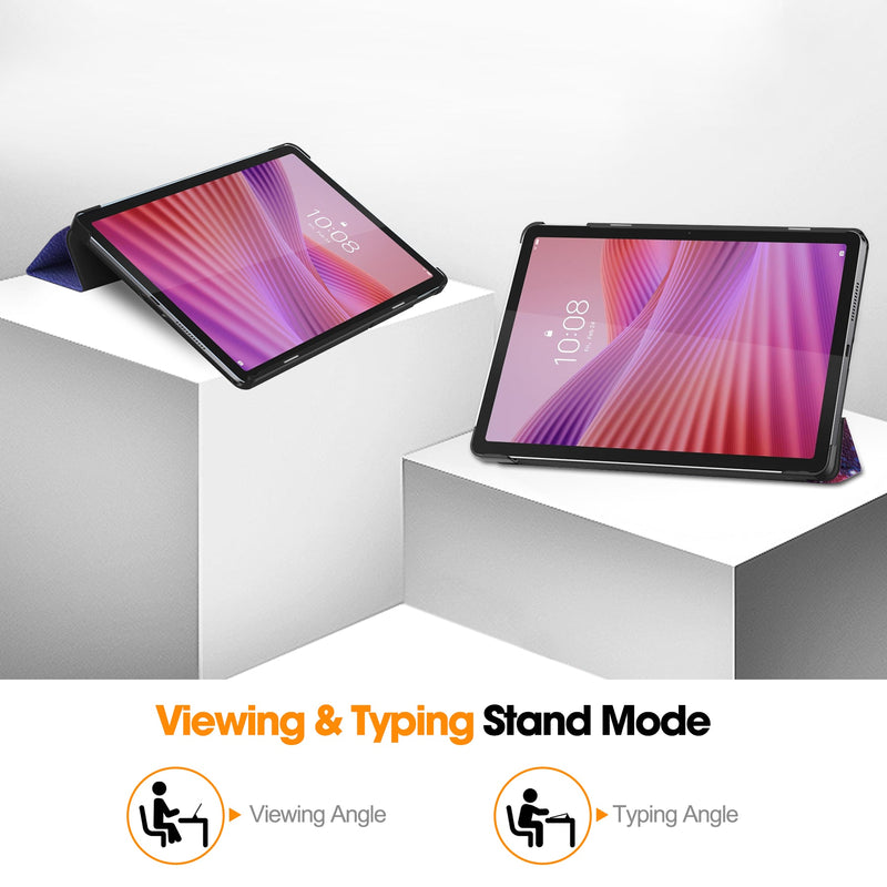 Lenovo Tab 10.1" 2025 TB311 Designer Tri-Fold Case (Galaxy)