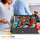 Lenovo Tab 10.1" 2025 TB311 Designer Tri-Fold Case (Graffiti)