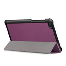 Lenovo Tab E7 TB-7104 Tri-Fold PU Case [Purple] 7