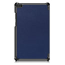 Lenovo Tab E8 TB-8304 Tri-Fold PU Case [Dark Blue] 3