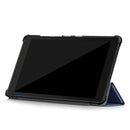 Lenovo Tab E8 TB-8304 Tri-Fold PU Case [Dark Blue] 6