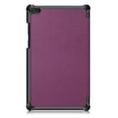 Lenovo Tab E8 TB-8304 Tri-Fold PU Case [Purple] 3