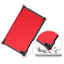 Lenovo Tab E8 TB-8304 Tri-Fold PU Case [Red] 5