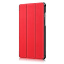 Lenovo Tab E8 TB-8304 Tri-Fold PU Case [Red] 4