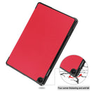 Lenovo Tab M10 (3rd Gen) TB328 Tri-Fold PU Case [Red] 6