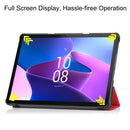 Lenovo Tab M10 (3rd Gen) TB328 Tri-Fold PU Case [Red] 4