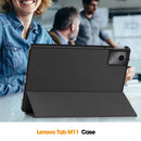 Lenovo Tab M11 TB330 Tri-Fold PU Case [Black] 10