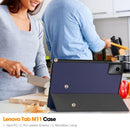 Lenovo Tab M11 TB330 Tri-Fold PU Case [Navy] 7