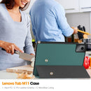 Lenovo Tab M11 TB330 Tri-Fold PU Case [Teal] 7