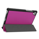 Lenovo Tab M8 (3rd Gen) TB-8506F Tri-Fold PU Case [Purple] 6