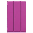 Lenovo Tab M8 FHD TB-8705F Tri-Fold PU Case [Purple] 9