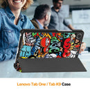 Lenovo Tab One 8.7’’ Designer Tri-Fold Case (Graffiti) 10