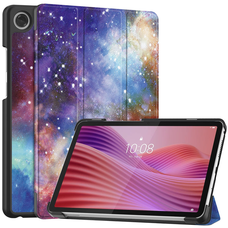 Lenovo Tab One 8.7" Designer Tri-Fold Case (Galaxy)