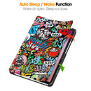 Lenovo Tab One 8.7" Designer Tri-Fold Case (Graffiti)