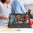 Lenovo Tab One 8.7" Designer Tri-Fold Case (Graffiti)