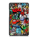 Lenovo Tab One 8.7" Designer Tri-Fold Case (Graffiti)