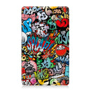 Lenovo Tab One 8.7" Designer Tri-Fold Case (Graffiti)