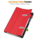 Lenovo Tab One 8.7" KST Tri-Fold Case (Red)