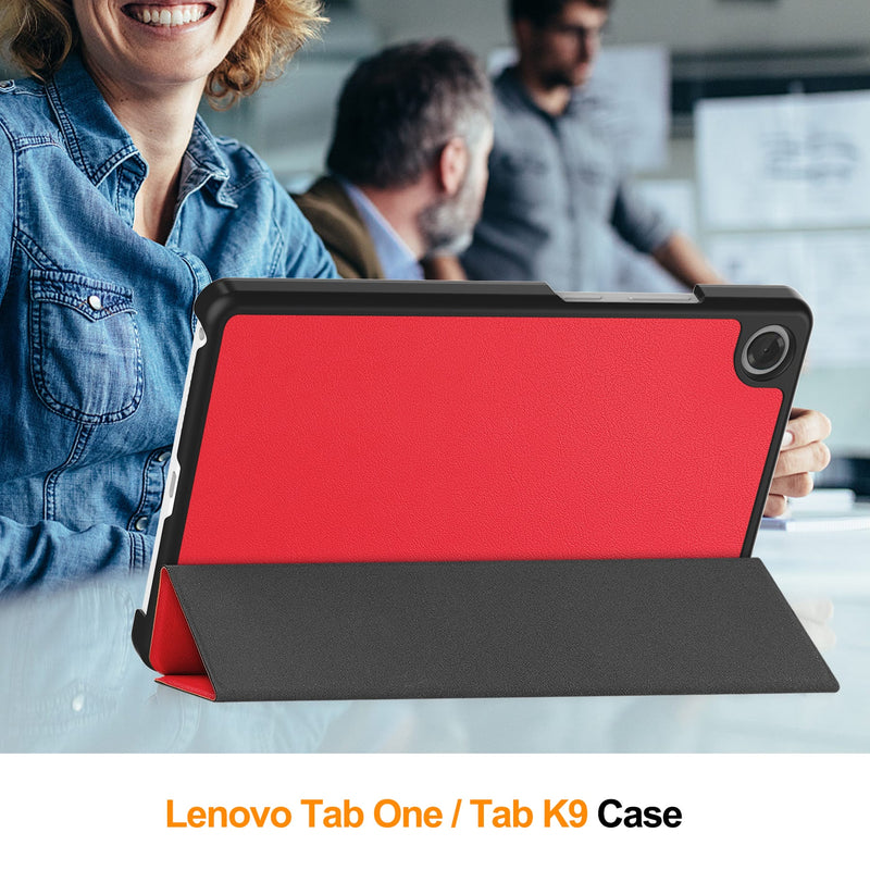 Lenovo Tab One 8.7" KST Tri-Fold Case (Red)