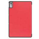 Lenovo Tab P11 (2nd Gen) TB350 Tri-Fold PU Case [Red] 9